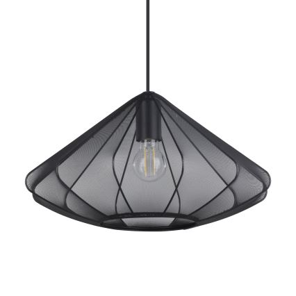 Eglo - Luster na sajli 1xE27/40W/230V pr. 42,5 cm crna