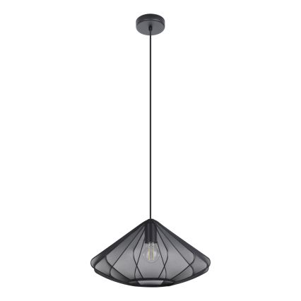 Eglo - Luster na sajli 1xE27/40W/230V pr. 42,5 cm crna