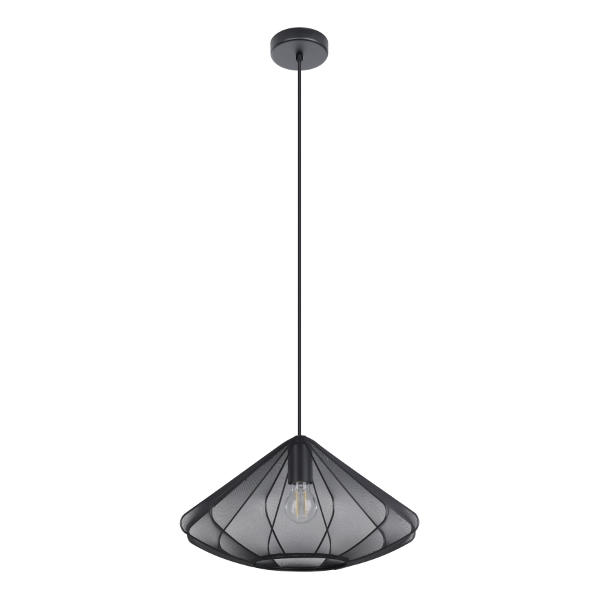 Eglo - Luster na sajli 1xE27/40W/230V pr. 42,5 cm crna