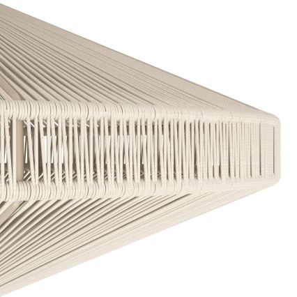 Eglo - Luster na sajli 1xE27/40W/230V krem boje