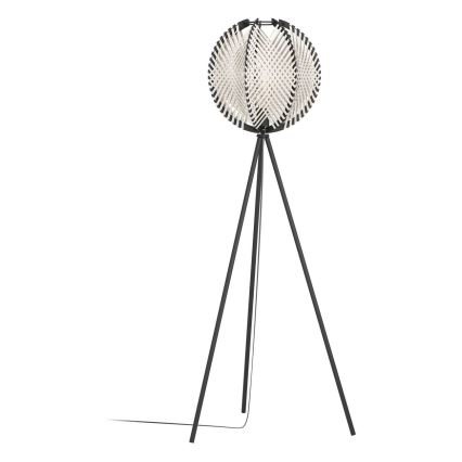 Eglo - Podna lampa 1xE27/40W/230V bijela/crna