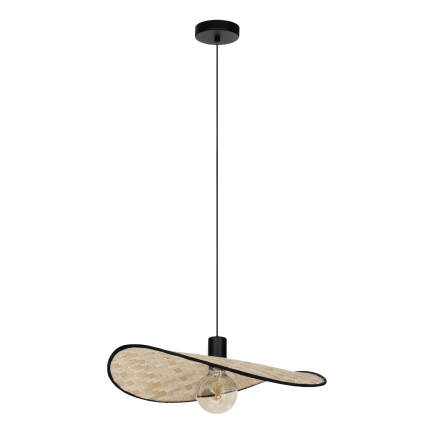 Eglo - Luster na sajli 1xE27/40W/230V smeđa