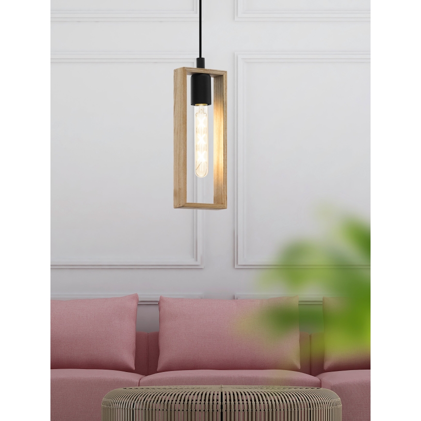 Eglo - Luster na sajli 1xE27/60W/230V - FSC certificirano