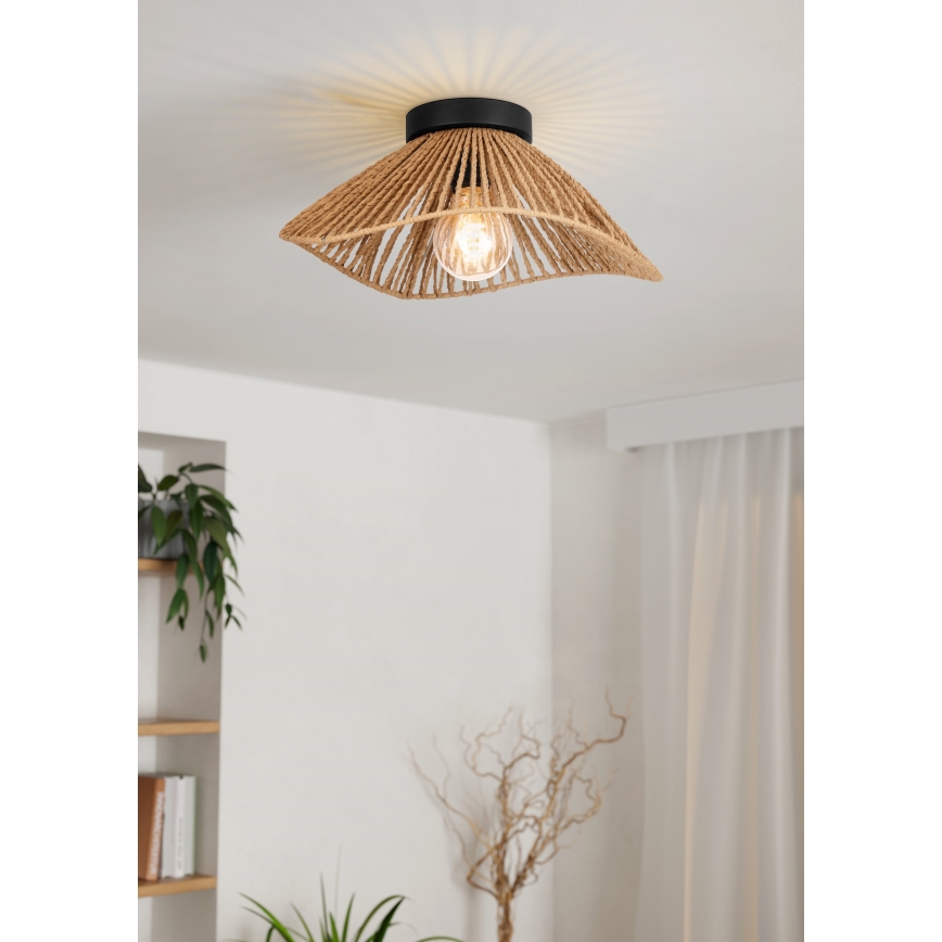 Eglo - Stropna svjetiljka 1xE27/60W/230V smeđa