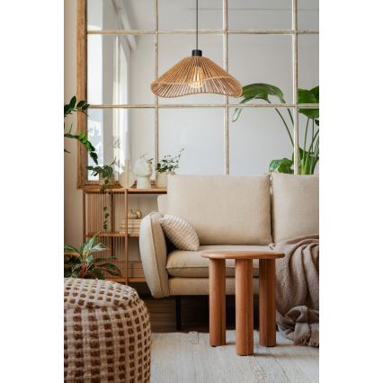 Eglo - Luster na sajli 1xE27/60W/230V smeđa