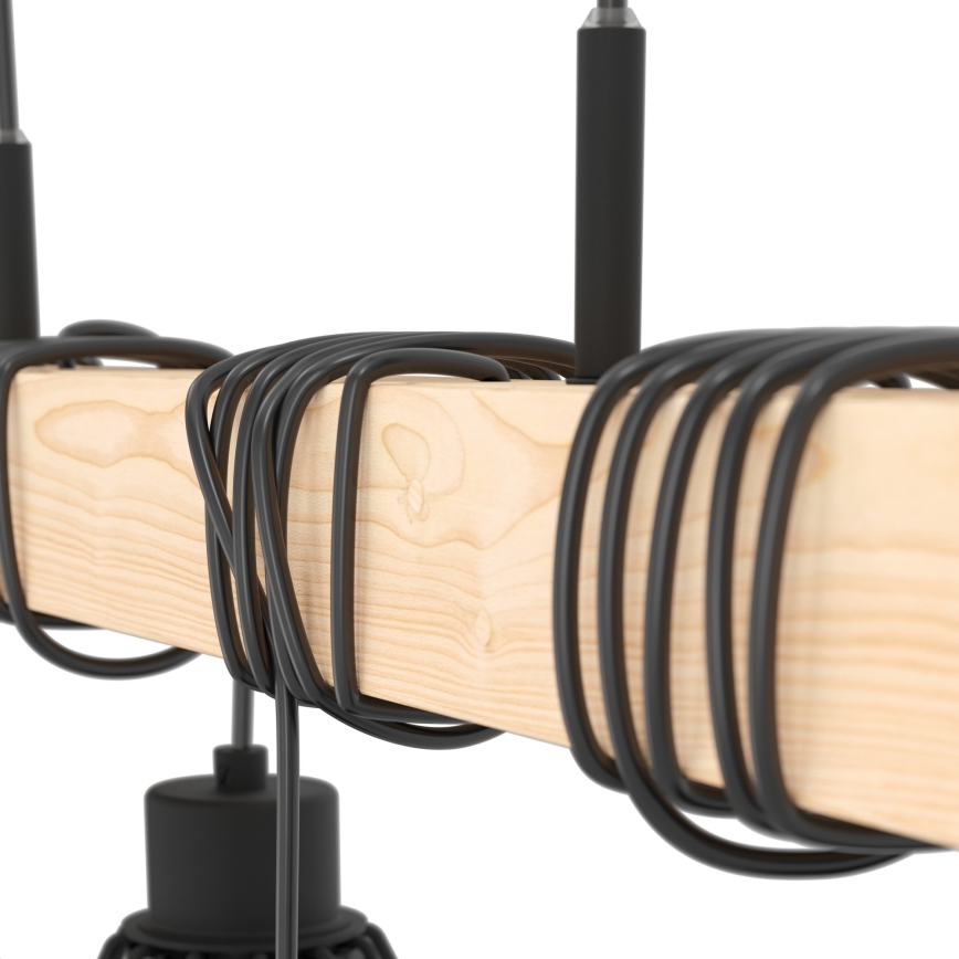 Eglo - Luster na sajli TOWNSHEND 4xE27/60W/230V
