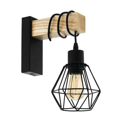 Eglo - Zidna svjetiljka TOWNSHEND 1xE27/60W/230V
