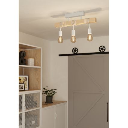 Eglo - Nadgradni luster TOWNSHEND 3xE27/60W/230V