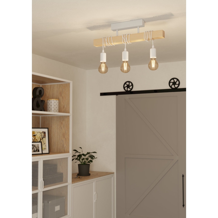 Eglo - Nadgradni luster TOWNSHEND 3xE27/60W/230V