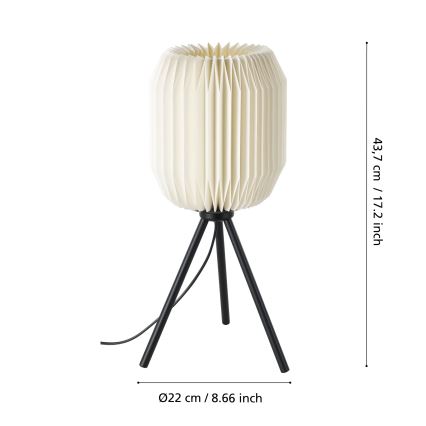 Eglo - Stolna lampa 1xE27/40W/230V