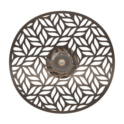 Eglo - Stropna svjetiljka 1xE27/60W/230V, promjer 40 cm, brončana