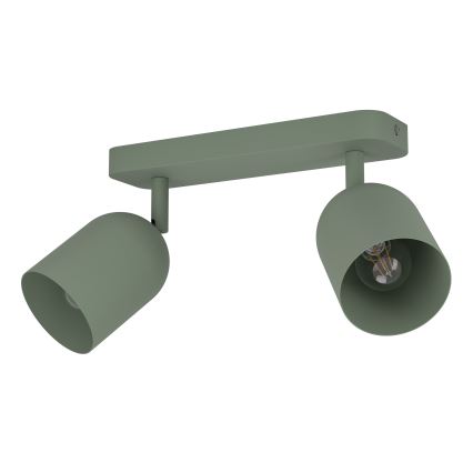 Eglo - Stropna spot svjetiljka 2xE14/40W/230V zelena