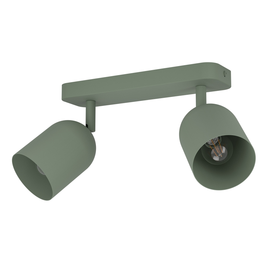 Eglo - Stropna spot svjetiljka 2xE14/40W/230V zelena