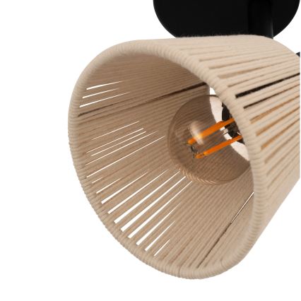 Eglo - Zidna usmjerivačka svjetiljka 1xE14/40W/230V bež/crna