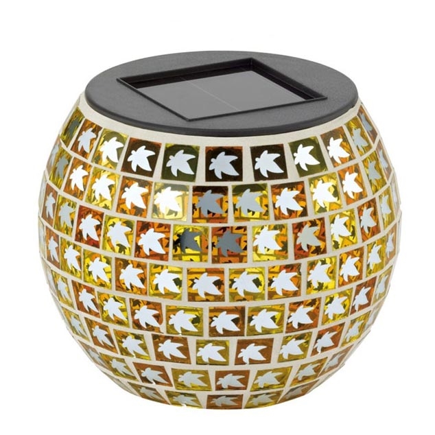 EGLO 47217 - Solarno svjetlo BLATT 1xLED/0,03W narančasta IP44