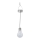 Eglo 48514 - LED Solarna viseća svjetiljka LED/0,06W/1,2V 150mAh IP44 sjajni krom