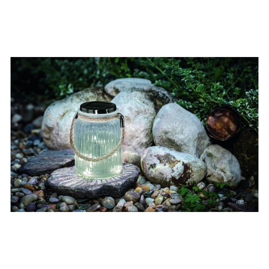Eglo 48567 - Solarna svjetiljka SOLAR LED/1xAA prozirna