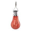 Eglo 48624 - LED Solarna svjetiljka LED/0,06W/80 mAh crvena