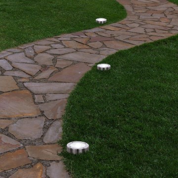 Eglo 48777 - LED solarna svjetiljka sa senzorom LED/0,07W/1,2V 200 mAh matni krom