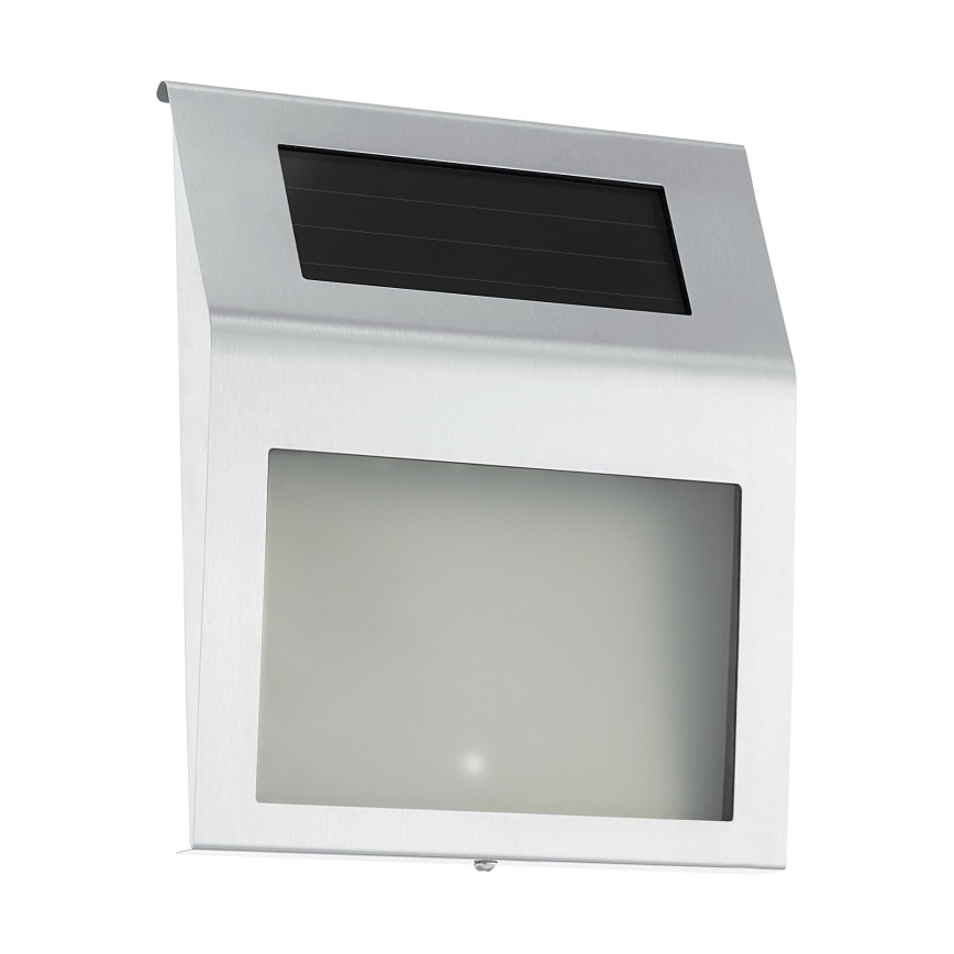 Eglo 48875 - LED Solarni kućni broj LED/1,2W/1,2V 300 mAh IP44 mat krom