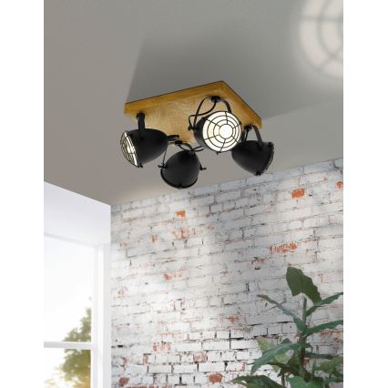 Eglo 49079 - Spot svjetiljka GATEBECK 4xE14/40W/230V