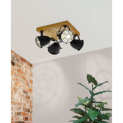 Eglo 49079 - Spot svjetiljka GATEBECK 4xE14/40W/230V