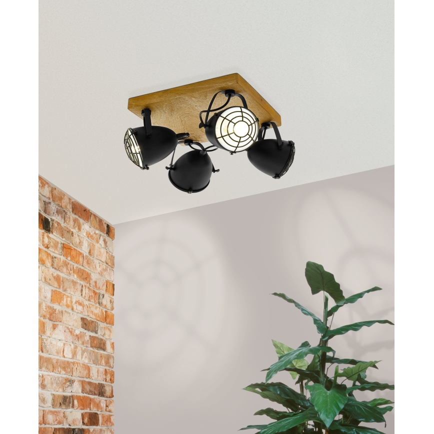 Eglo 49079 - Spot svjetiljka GATEBECK 4xE14/40W/230V