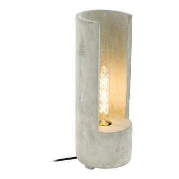 Eglo 49112 - Stolna lampa LYNTON 1xE27/60W/230V beton