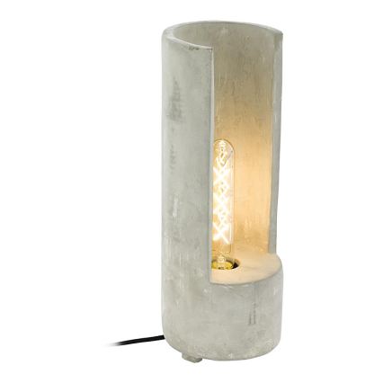 Eglo 49112 - Stolna lampa LYNTON 1xE27/60W/230V beton