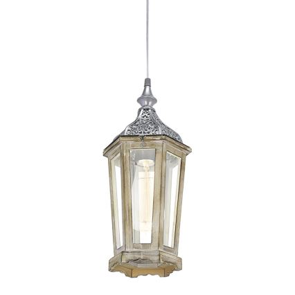 Eglo 49206 - Luster na kabelu KINGHORN 1xE27/42W/230V