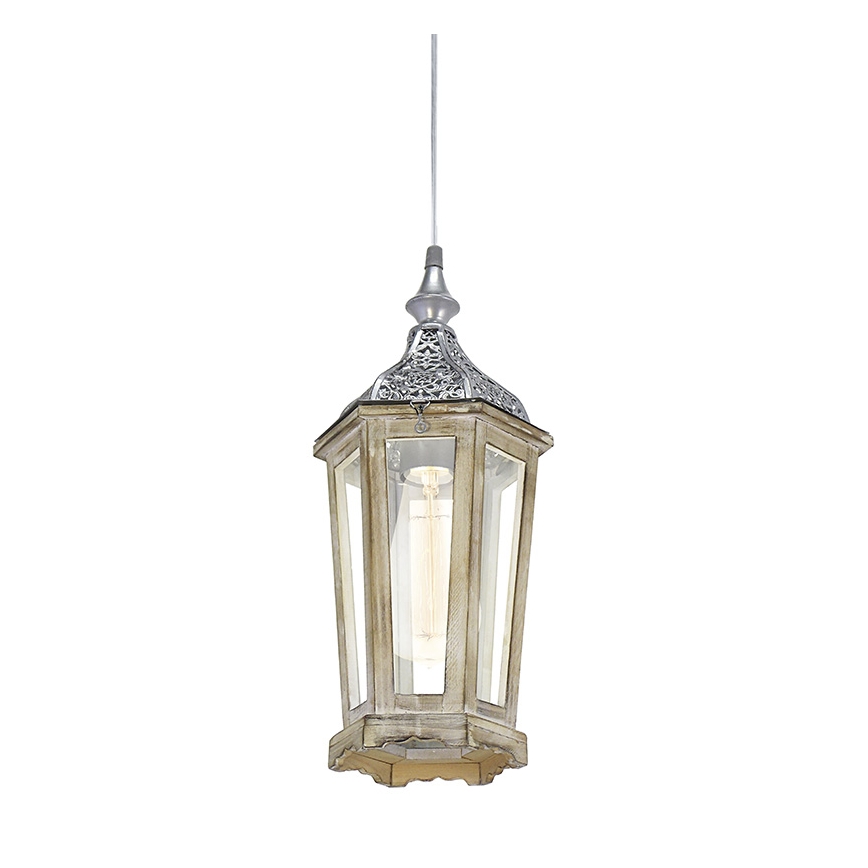Eglo 49206 - Luster na kabelu KINGHORN 1xE27/42W/230V