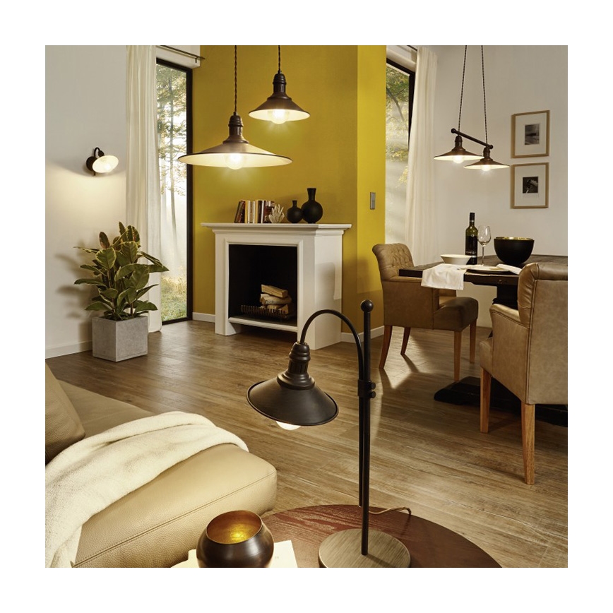 Eglo 49459 - Stolna lampa STOCKBURY 1xE27/60W/230V