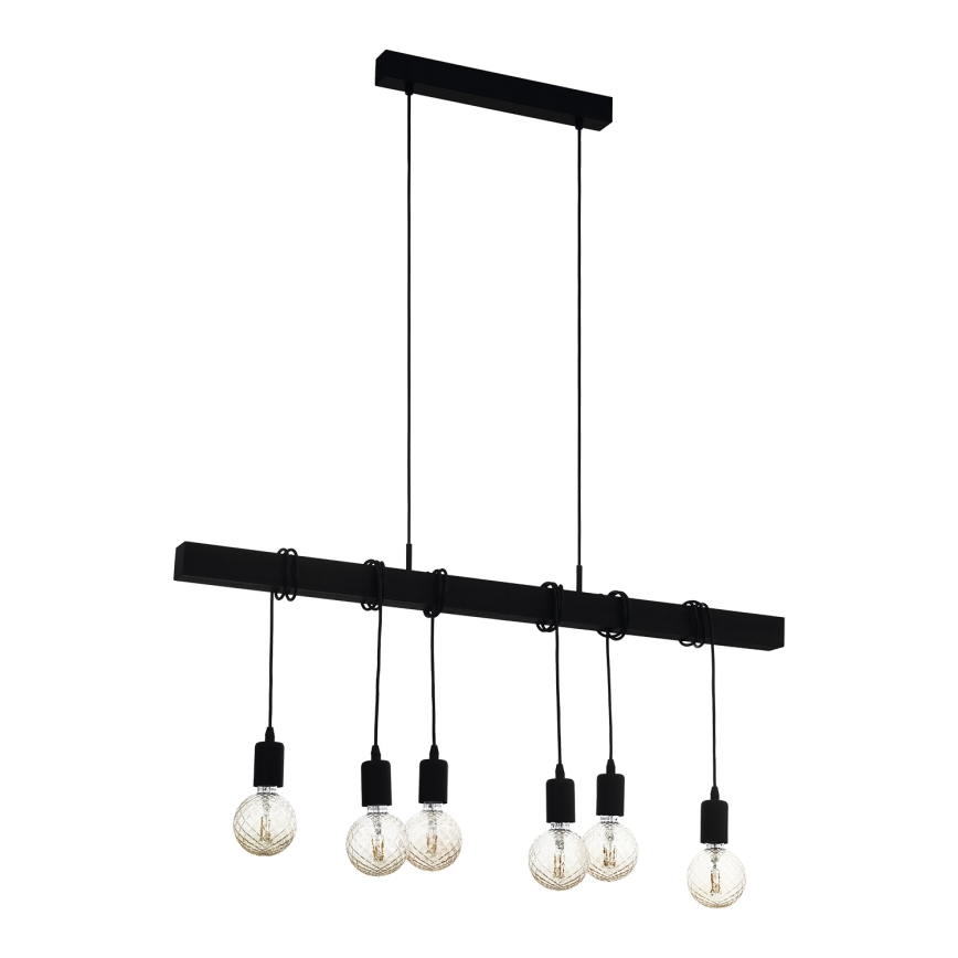 Eglo - Viseća svjetiljka TOWNSHEND 6xE27/60W/230V