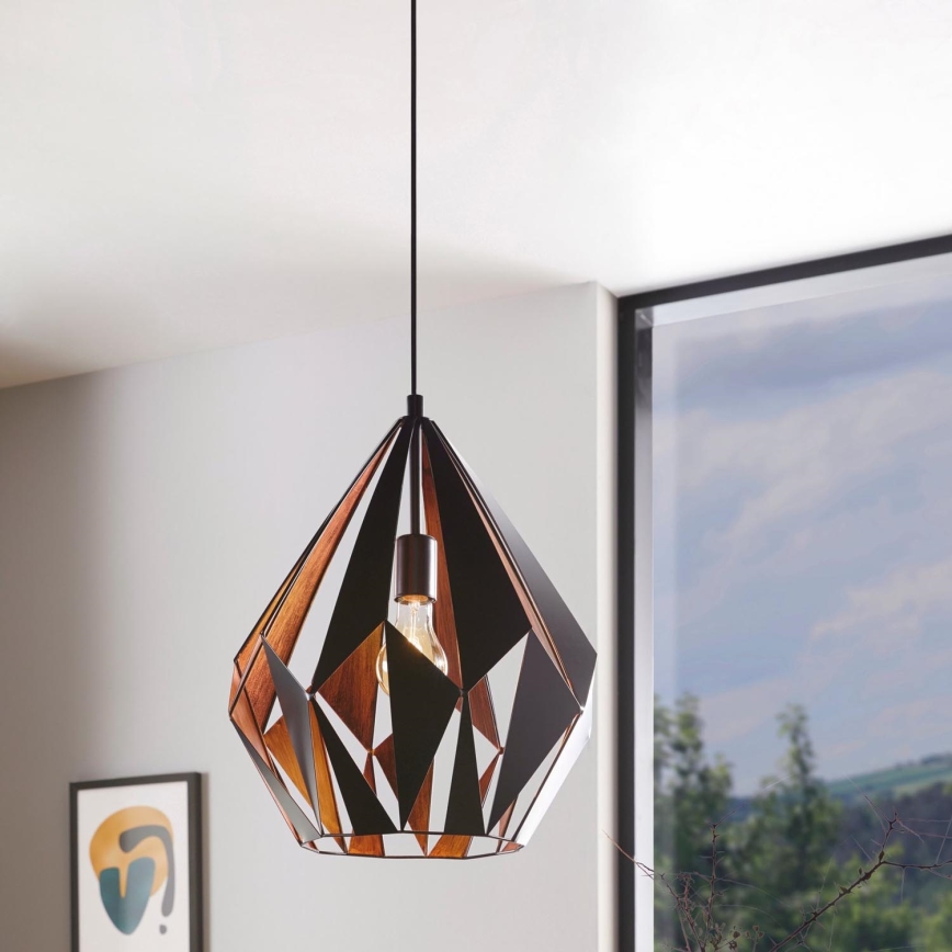 Eglo 49878 - Viseća svjetiljka CARLTON 1 1xE27/60W/230V
