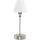 Eglo 54213 - Stolna lampa 1xE14/40W/230V mat krom