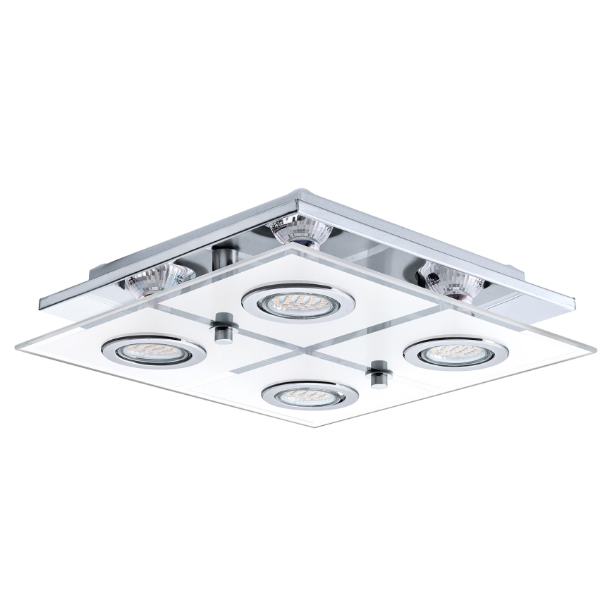 Eglo 54451 - LED stropna svjetiljka CABO 4xGU10/3W/230V 29x29 cm