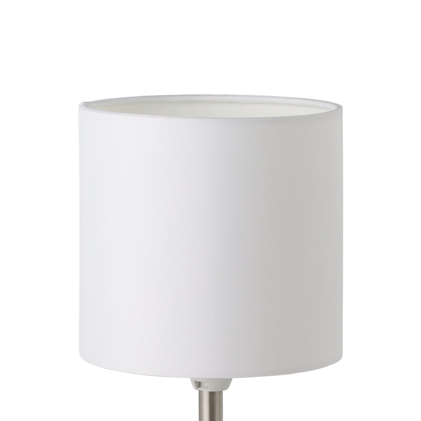 Eglo 54744 - Stolna lampa ANADIA 1xE14/40W/230V bijela/mat krom