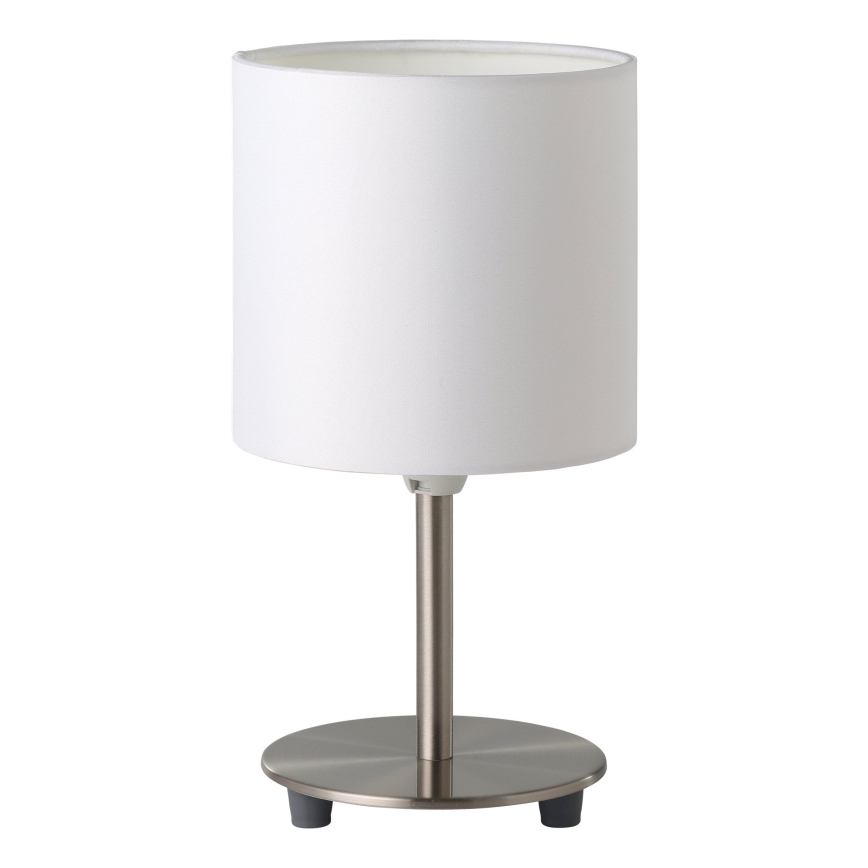 Eglo 54744 - Stolna lampa ANADIA 1xE14/40W/230V bijela/mat krom