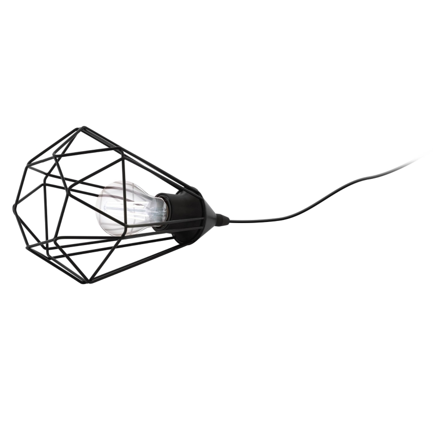 Eglo 54889 - LED Stolna svjetiljka za utičnicu 1xE27/4W/230V 3000K crna