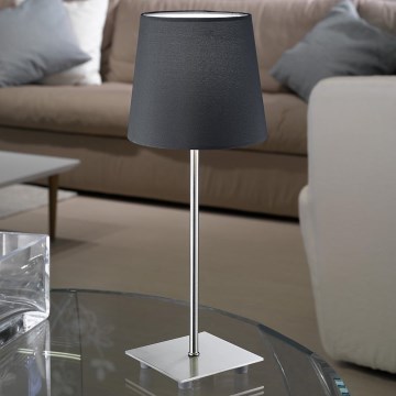 Eglo 54906 - LED Stolna lampa 1xE14/6W/230V siva/mat krom