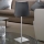 Eglo 54906 - LED Stolna lampa 1xE14/6W/230V siva/mat krom