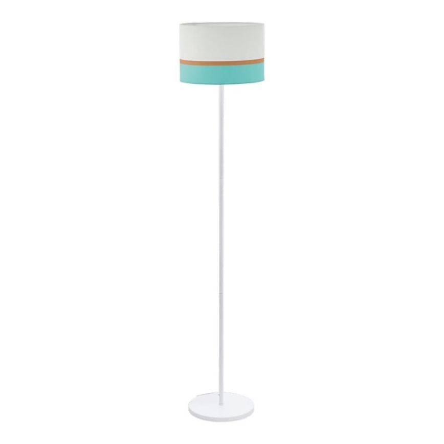 Eglo 55083 - LED Podna lampa 1xE27/10W/230V 3000K bijela/tirkizna