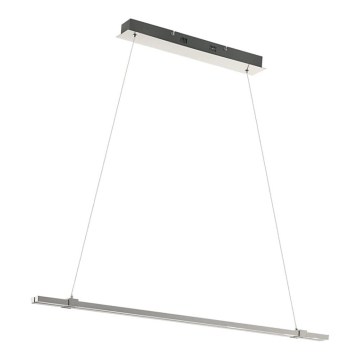 Eglo 55097 - LED luster na kabelu s mogućnošću prigušivanja 2xLED/9W/230V matirani krom