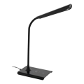 Eglo 55122 - LED stolna lampa s prigušivanjem i bežičnim punjenjem LED/5,5W/230V crna