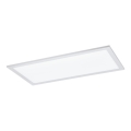 Eglo 55149 - LED RGBW nadgradni panel s mogućnošću prigušivanja LED/12W/230V 2700-6500K 30x60 cm bijela + daljinski upravljač