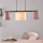 Eglo 55207 - Luster na sajli ALMEIDA 3xE14/25W/230V siva