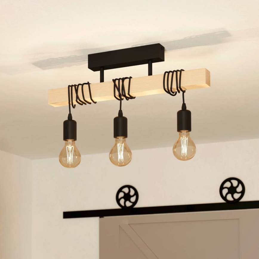 Eglo 55247 - Stropni luster TOWNSHEND 3xE27/60W/230V