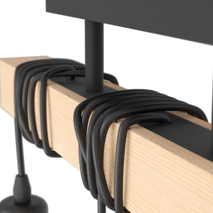 Eglo 55247 - Stropni luster TOWNSHEND 3xE27/60W/230V