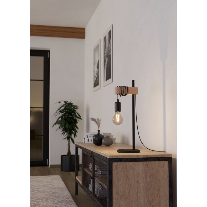 Eglo 55249 - Stolna lampa TOWNSHEND 1xE27/10W/230V