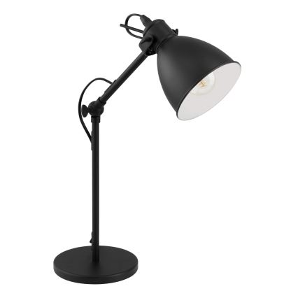 Eglo 55251 - Stolna lampa PRIDDY 1xE27/40W/230V crna